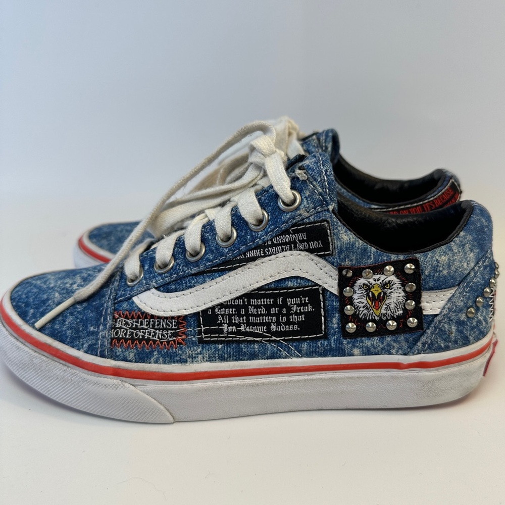 VANS X Cobra Kai Eagle Fang Karate Old Skool Sneakers Mens 4 Women’s 5.5 - Picture 5 of 14